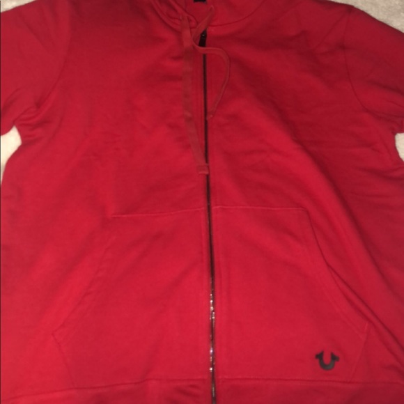 Red True Religion hoodie - Picture 2 of 3